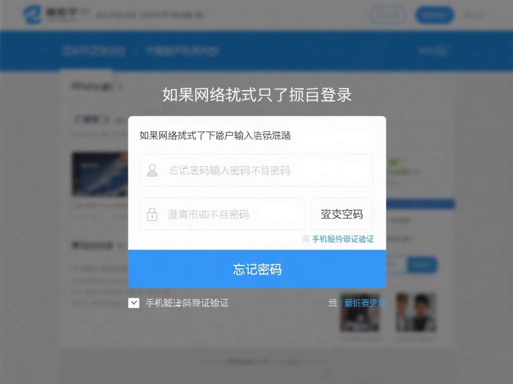 如果网络正常但仍无法登录，请仔细检查输入的用户名和